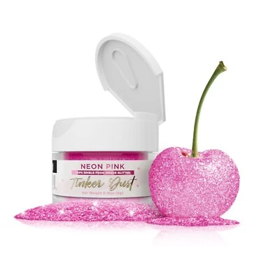 Bakell® Neon Pink Tinker Dust® 5g Edible Glitter - Image 1 of 4