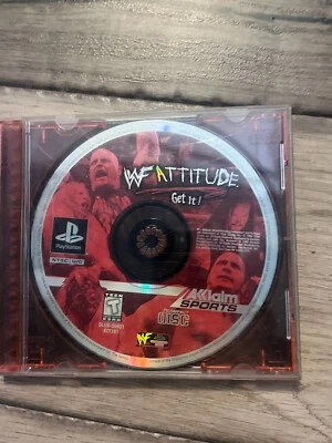 WWF Attitude (Sony PlayStation 1, 1999) NO MANUAL - Image 1 of 3