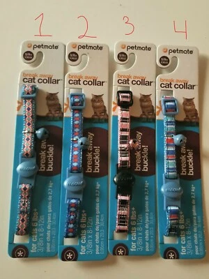 Совершенно новый! Ошейник для кошки Petmate Breakaway (для кошек 6 фунтов+) - Изображение 1 из 2