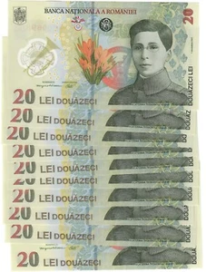 Romania 10x 20 Lei 2021 UNC - Picture 1 of 2