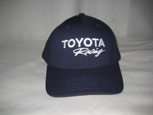 Toyota Racing Nascar Baseballkappe blau mit weiß besticktem Schriftzug Fitmax70 - Bild 1 von 8
