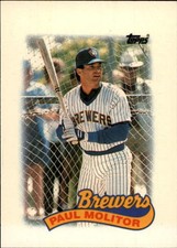 1989 Topps Mini Leaders Milwaukee Brewers Baseball Card #58 Paul Molitor