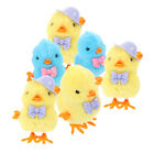 6Pcs Easter Wind up Chick for Kids Jumping Chicken Plush Toy Egg Basket Fillers