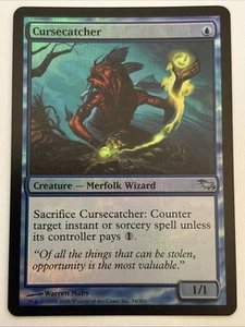 MTG Shadowmoor Cursecatcher Foil 34/301 MP - Imagen 1 de 2