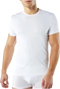 Liabel Maglietta Intima Uomo Cotone 3 E 6 Pezzi Maglia Uomo in Puro Cotone Petti - Foto 1 di 12