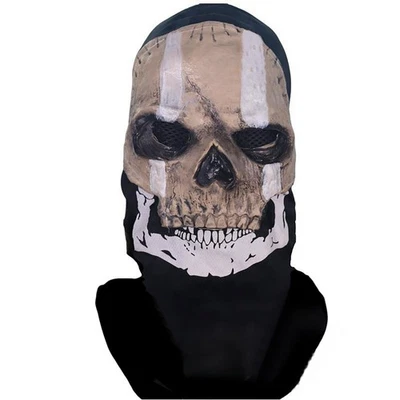 Unisex Scary Horror Skeleton Skull Full Face Mask Halloween Cosplay Party Props - Image 1 of 4