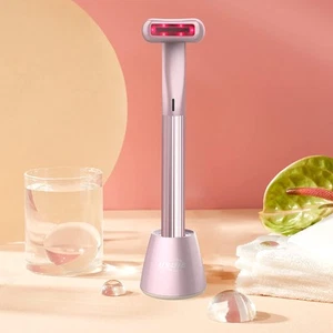 Varita facial 4 en 1, terapia de luz roja para rostro y cuello, herramientas faciales - rosa - Imagen 1 de 6