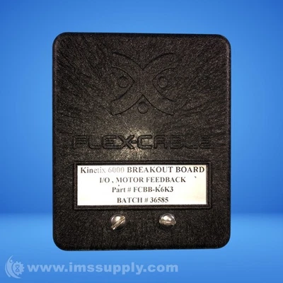 FLEX CABLE FCBB-K6K3 Breakout Board, I/O, Motor Feedback FNIP - Image 1 of 4