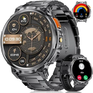 DREMAC Smartwatch Herren-1.85‘’ HD Großes Display/730 mAh Akku Sportuhr Herren - Bild 1 von 9