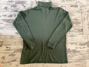 Sunspel Mens Vintage Long Sleeve Roll Neck Top Cotton Smart Casual Olive L Mod - Bild 1 von 8