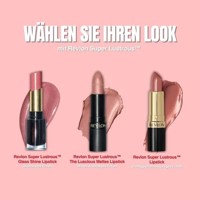 Revlon Ultra Hd+Lustrous Lipstick Colores Brillantes Tecnología Sin Cera 19Varia - Imagen 1 de 4