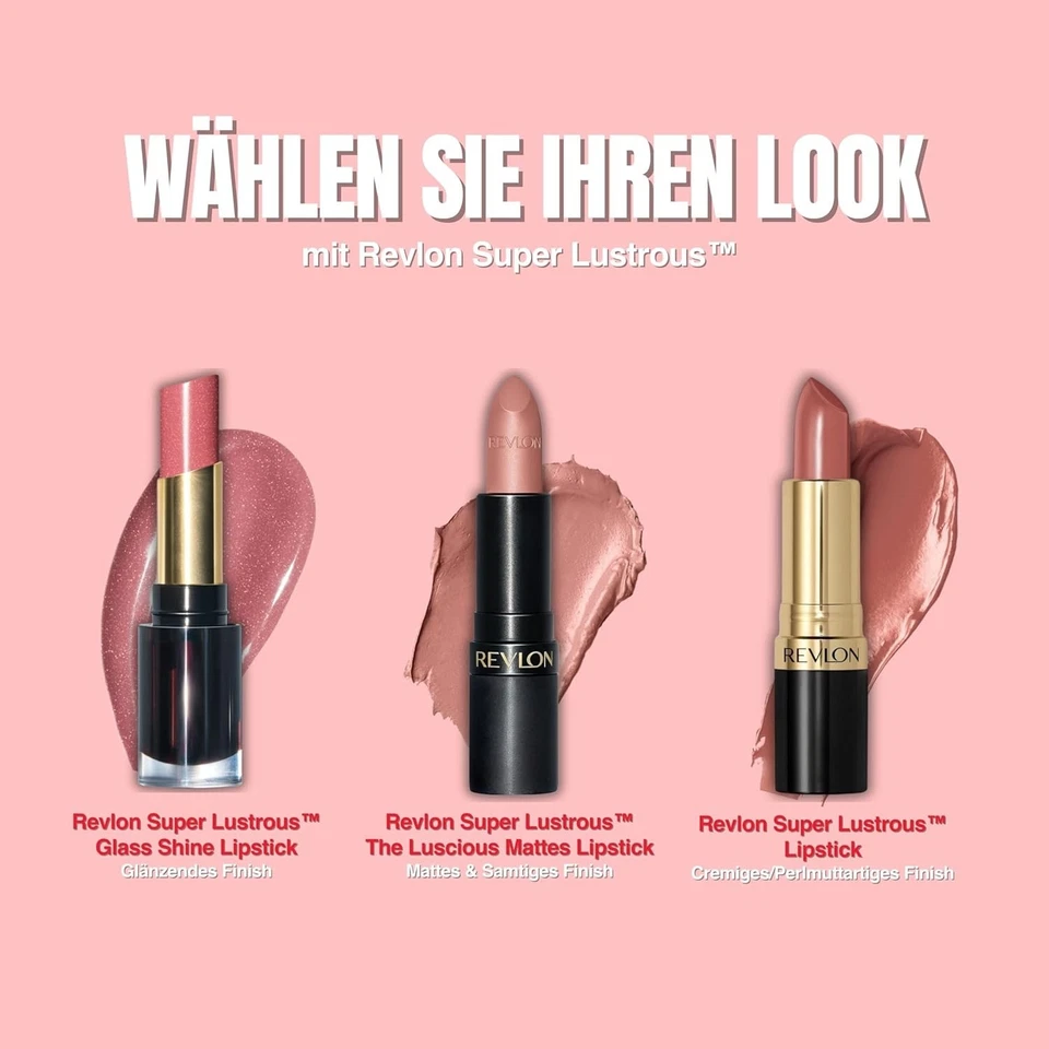 REVLON ULTRA HD+LUSTROUS LIPSTICK LEUCHTENDE FARBEN WAX FREE TECHNOLOGIE 19VARIA - Bild 1 von 4