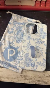 Loopy Case For iPhone 15 Pro Max - Blue Toile Righty - Photo 1 sur 7