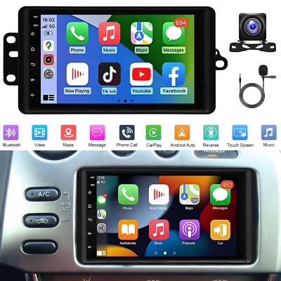 For 2003-2006 GMC Chevrolet Car Stereo Radio Head Unit Wireless Carplay Camera Foto 1 de 4