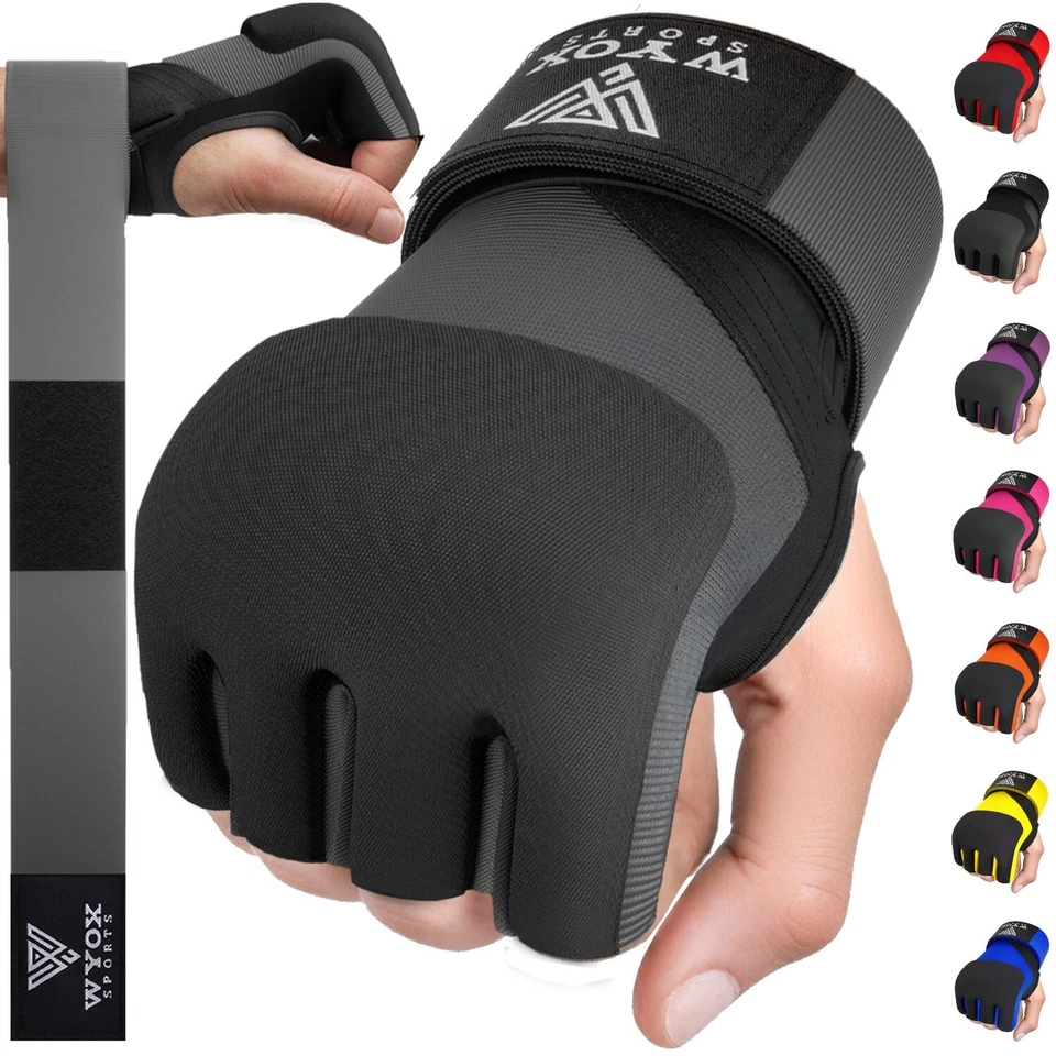 Envolturas de manos de boxeo WYOX para hombres, envolturas de boxeo para mujeres, envolturas de manos par de Muay Thai Foto 1 de 4