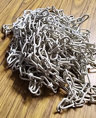 Cadena de granja y animal y muchas aplicaciones de uso general, 36 pies de largo blanco Foto 1 de 4