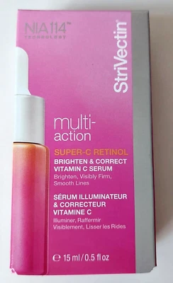 StriVectin Multi Action Super-C Retinol Brighten & Correct Vit C Serum 15ml NEW - Image 1 of 4