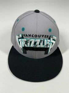 Vancouver Grizzlies Mitchell & Ness Sombrero Ajustado NBA Gorra de Baloncesto Adulto 7 1/4 - Imagen 1 de 12