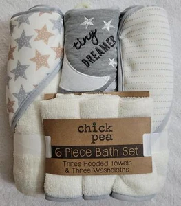 Cutie Pie Baby - Chick Pea 6 piece Bath Set, New - Free Ship! - Picture 1 of 5