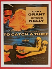 ALFRED HITCHCOCK - Card # 19 - Movie Idols Set - TO CATCH A THIEF