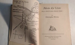 Vintage 1935 Hasta La Vista by Christopher Morley. Hardcover Book. - Picture 1 of 10