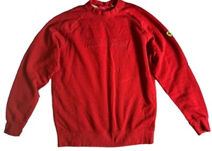 Scuderia FERRARI Red Sweatshirt Men's Size Large Branded London - Picture 1 of 7