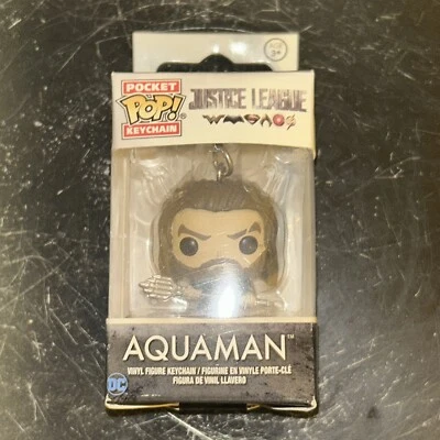 Funko Pocket Pop! DC - Liga de la Justicia - Llavero Figura de Acción Aquaman Nuevo en Caja Foto 1 de 4