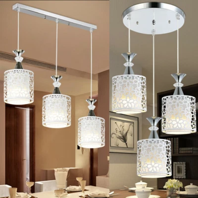 Modern Petal 3-LED Ceiling Light Pendant Lamp Dining Room Chandelier Fixture US! - Image 1 of 4