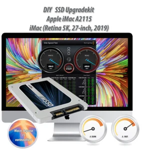 Kit de mise à niveau SSD de 500 Go iMac 27 pouces A2115 2019 Mac OS 15,5 Sequoia avec outils - Photo 1/3
