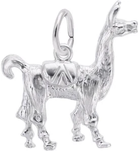Sterling Silver Llama Charm by Rembrandt - Picture 1 of 2