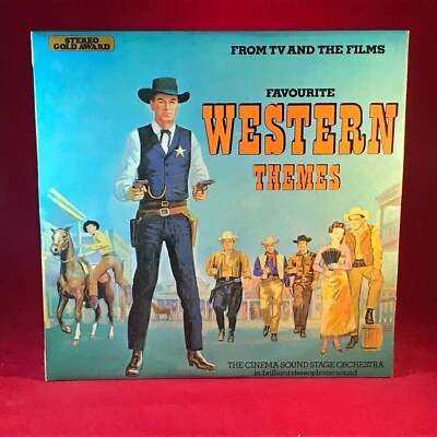 CINEMA SOUND STAGE ORCHESTRA Favourite TV Film Western Themes 1971 UK Vinyl LP ~ - Image 1 of 4