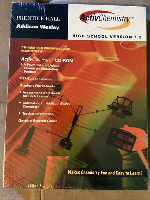Prentice Hall ActivChemistry HS 1.5 Version CD-Rom 17 Guided Lessons - Image 1 of 4