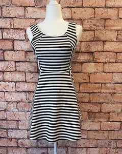 White House Black Market Black & White Striped Dress - Picture 1 of 1