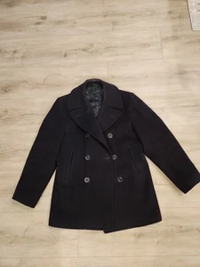 US NAVY PEMBROKE PEACOAT 38R / SMALL VINTAGE MELTON 100% WOLLE. - Bild 1 von 8