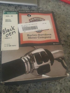 C Harley TOURING SWITCH HOUSINGS STOCK OEM TAKE OFFS NICE ORIGINAL TWIN CAM A+ - Picture 1 of 5