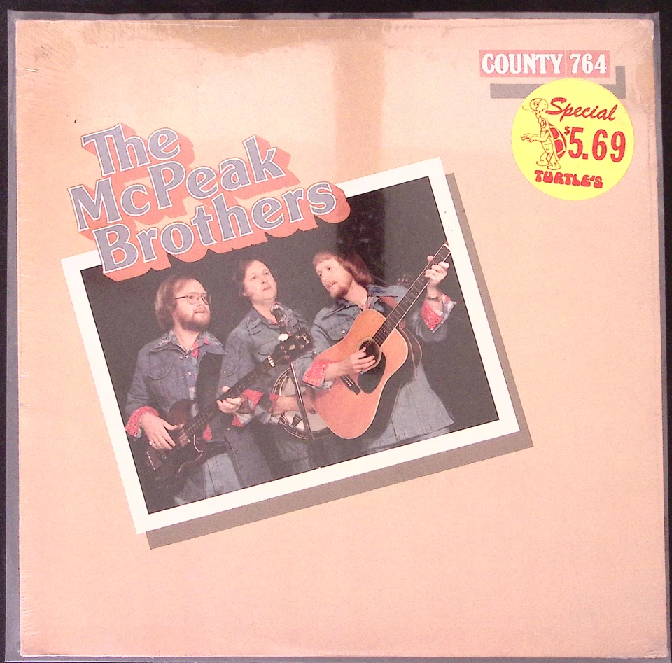McPEAK BROTHERS SELF TITLED COUNTY RECORDS STILL SEALED!  VINYL LP 142-60W - Image 1 of 2