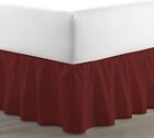 Gather Dust Ruffle Bed Skirt 750 TC Egyptian Cotton Full size All Drop Length