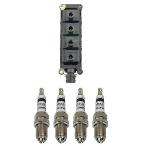 Bosch Ignition Coil 4 Platinum+4 Spark Plug Kit For E36 318i 318is 318ti Z3 L4 - Picture 1 of 1