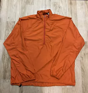 Chaqueta Rompevientos XL Ligera Años 90 Patagonia Naranja 1/2 Cremallera - Imagen 1 de 8