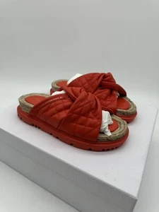 Dior D-Twist Orange Leder Pantoletten BRANDNEU UVP 790£ - Bild 1 von 9