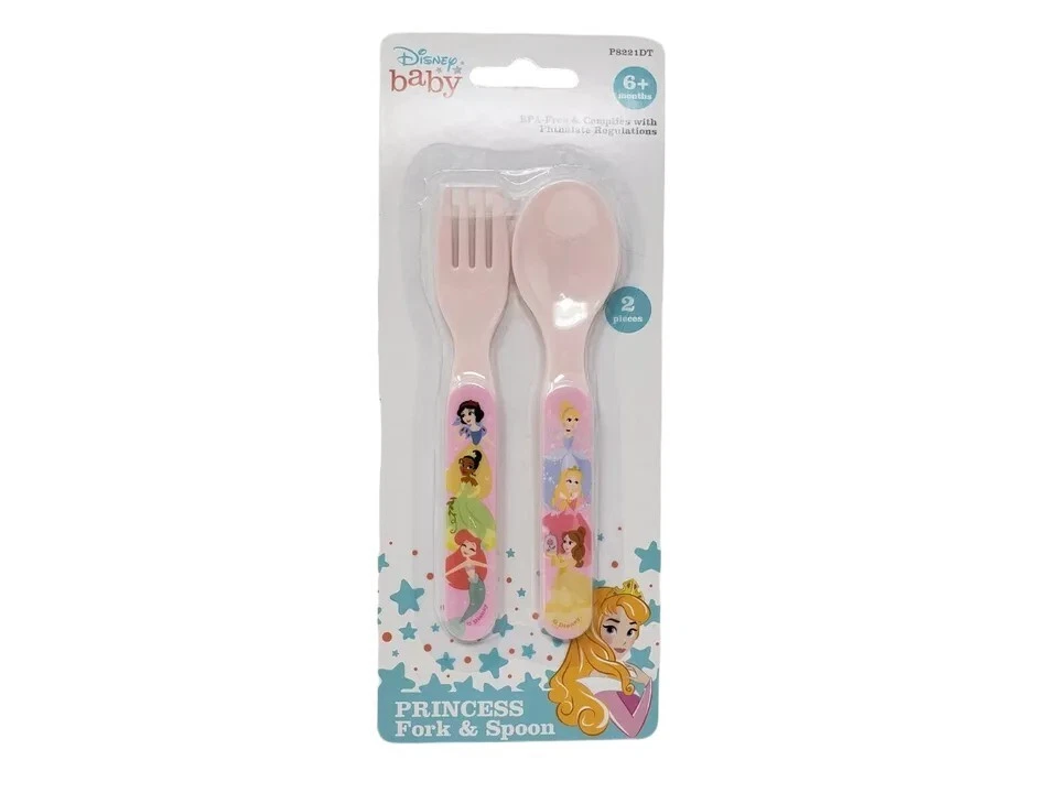 Juego de tenedor y cucharas Disney Baby Princesses - Nuevo Foto 1 de 1