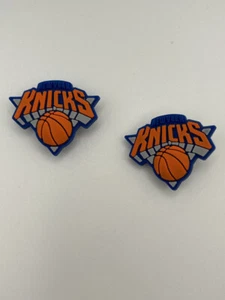 NBA New York Knicks Basketball Team For Crocs Shoe Charms - 2 Pieces - Picture 1 of 1