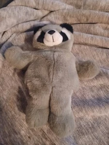 Vintage 1996 Ganz Waschbär Handpuppe Plüschtier Stofftier Spielzeug interaktives Spielen - Bild 1 von 5