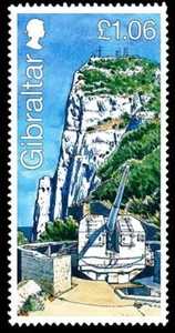 👉 GIBRALTAR 2019 GUN on MOUNTAIN MNH MILITARY, JOINT ISSUE - Picture 1 of 1