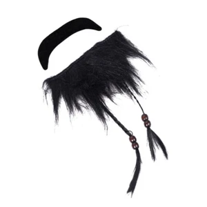 Halloween Costume Party Supplies Costumes Pirate Beard Funny Fake Whisker - Picture 1 of 12