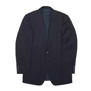 GUCCI Blazer Jacket Blue Wool Pinstripe Mens M - Picture 1 of 8