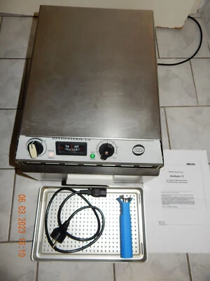 IONTO-STERIL UL Typ:75, Heißluftsterilisator,BJ:2003+2 Tablett+Handgriff,TOP Zus - Bild 1 von 4