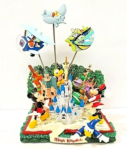 Disney Magic Kingdom Topolino Minnie Campanellino Portafoto Parco da Collezione DIFETTO - Foto 1 di 12