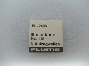 Aufzugwelle für HB Becker 110, winding stem, part 401, W-2406 - Picture 1 of 2