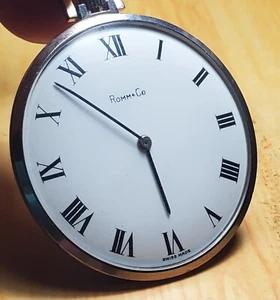 Romm & Co. Brockton, Ma Croton F-426 17J  13S Pocket Watch-Running-FREE USA Ship - Picture 1 of 12